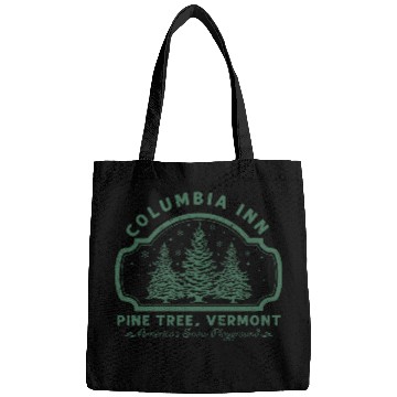 Discover Columbia Inn Pine Tree Vermont White Christmas Bags