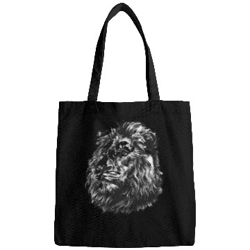Discover Lion black and white Bags