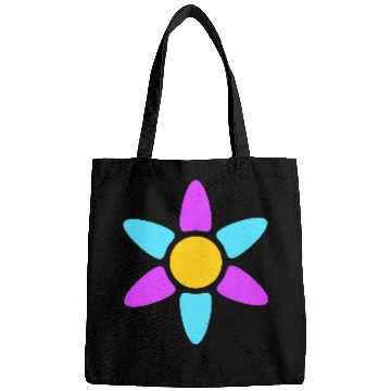Discover Small Daisy Flower Decorative Yellow Purple Design Bags
