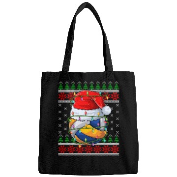 Discover Volleyball Ugly Christmas Santa Hat Bags