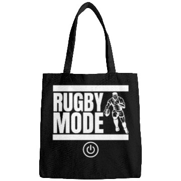 Discover Rugby Mode On Funny Rugby Player Bags