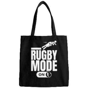 Discover Rugby Mode On Funny Rugby Player Bags