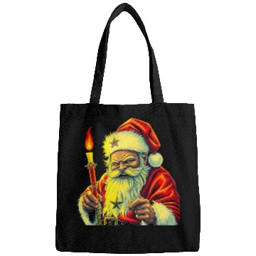 Discover Gothic Mystic Santa Art Bags
