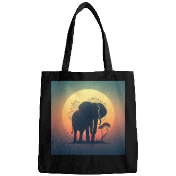 Discover Elephant Graphic Bags