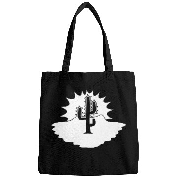 Discover Cactus Desert Sunset Evening Sun Night Sunny Cacti Bags