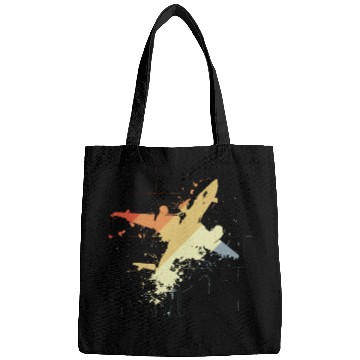 Discover 80s Plane Graphic Bags