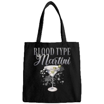 Discover Blood Type Martini Cocktail Bartender Bags