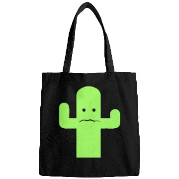 Discover Cactus Face Fear Sad Spines Desert Funny Cacti Fun Bags