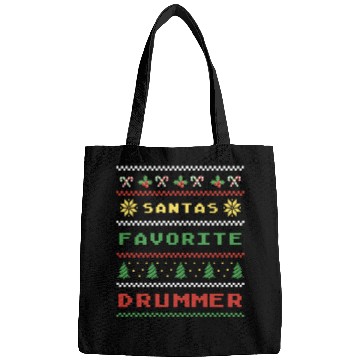 Discover Santas Favorite Drummer Holiday Delight Bags