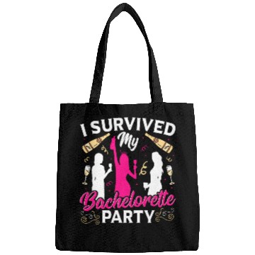 Discover Bridal Party Wedding I Survived My Bachelorette Bags