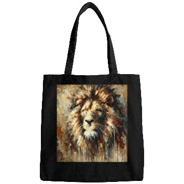 Discover Abstract Lion Face Bags