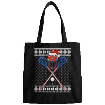 Discover Lacrosse Player Ugly Christmas Bags