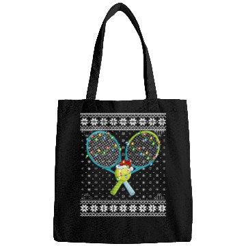 Discover Tennis Player Ugly Christmas Bags