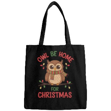 Discover Owl Be Home for Christmas Bags