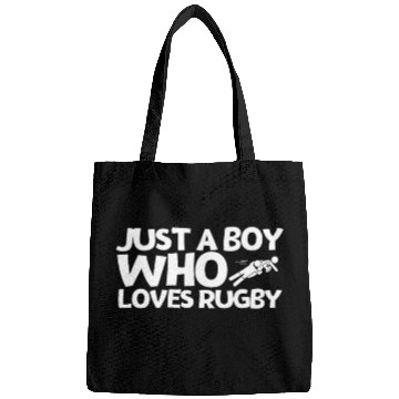 Discover Rugby Player Just A Boy Who Loves Rugby Bags