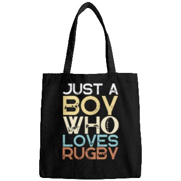 Discover Rugby Player Just A Boy Who Loves Rugby Bags