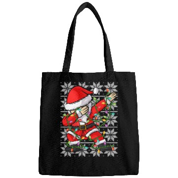 Discover Santa Dabbing Christmas Lights Bags