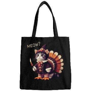 Discover Thanksgiving Cat Fake Cat Meow Bags