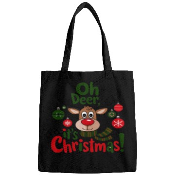 Discover Christmas Reindeer with Festive Ornaments Bags