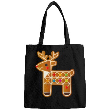 Discover Reindeer in gingerbread design for Christmas Bags