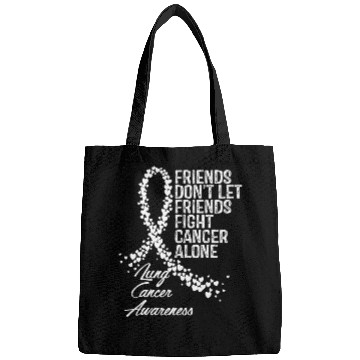 Discover Lung Cancer Awareness Friends Fighter Support Bags