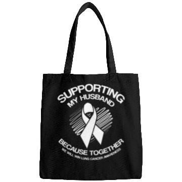 Discover Lung Cancer Awareness Supporting Husband Bags