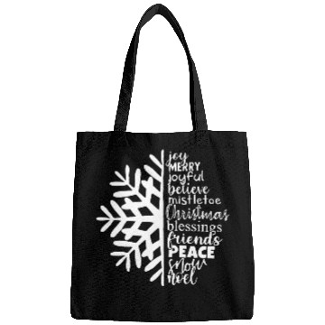 Discover Christmas Snowflake with Joyful Words Bags