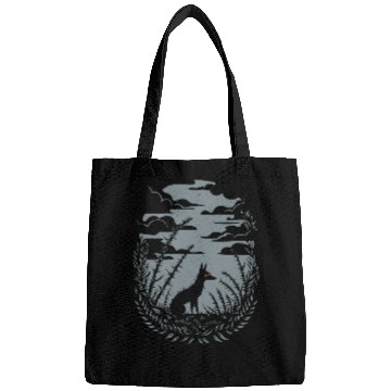 Discover Dark Cottagecore Nighttime Wilderness with Wolf Bags