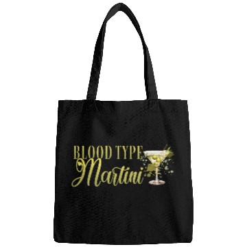 Discover Blood Type Martini Cocktail Bartender Bags