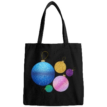 Discover Xmas multicolor glisser balls ornement Bags
