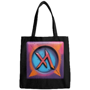Discover Bold Neon Graffiti Symbol Bags