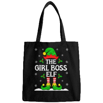 Discover Girl Boss Elf Christmas Bags
