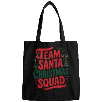 Discover Team Santa Christmas Squad Festive Holiday party Bags