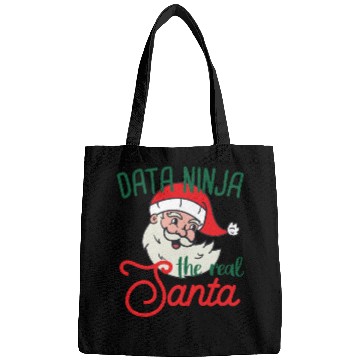 Discover Data Ninja xmas real Santa Data Science Christmas Bags