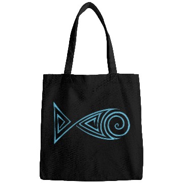 Discover Zentangle stylized fish Bags