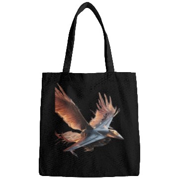 Discover Sky Fighter with Phoenix Wings" Bags