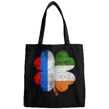 Discover Russian Irish Shamrock Russia Ireland Flag Bags