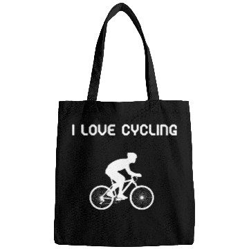 Discover I love cycling design Bags