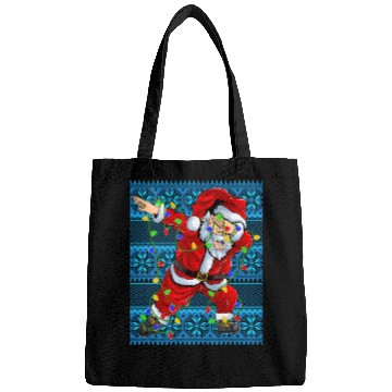 Discover Dabbing Santa Christmas Tree Lights Bags