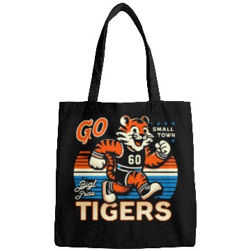 Discover Small Town, Big Pride: Go Tigers! Bags