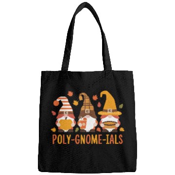 Discover Poly-Gnome-Ials Funny Math Teacher Student Lover Bags