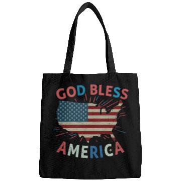 Discover God Bless America Bags Design