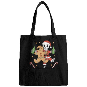 Discover Season of joy: Gingerbread Pirate & Skeleton santa Bags
