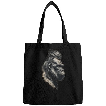 Discover KingKong gorilla's face Bags