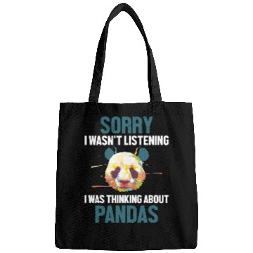 Discover Was Thinking About Pandas Panda Bear Friend Giant Bags