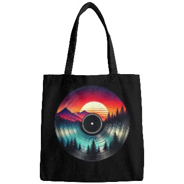 Discover Sunset Vinyl Nature Inspired Retro Bags