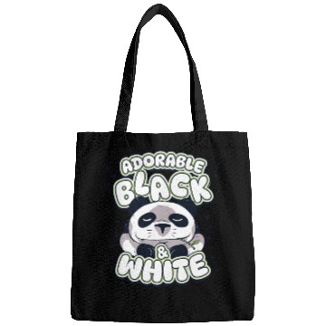 Discover Adorable Black And White Panda Bear Friend Lover Bags
