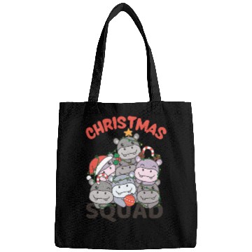 Discover Hippo Christmas Tree Christmas Squad Hippos Bags