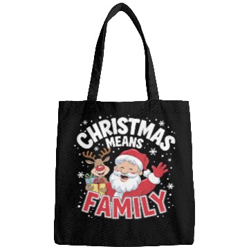 Discover Christmas means family Bags