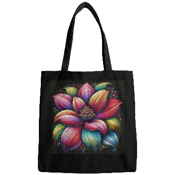 Discover flower transparent Bags